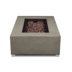 Real Flame Aegean 50″ Rectangle Propanes Gas Outdoor Fire Tables