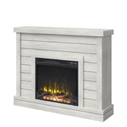 Alaya Wall Mounted Electric Fireplace Sands & Stable Finishs