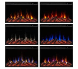 Real Flame Marshall 49″ Slim Electric Fireplaces.