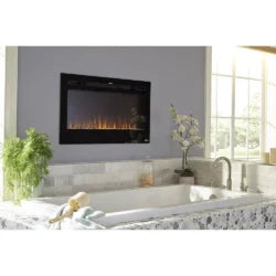 Touchstone Sideline 36-inch Electric Fireplaces.