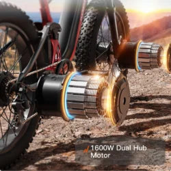 PUCKIPUPPY GoldenR Dual-Motor E-Bikes.