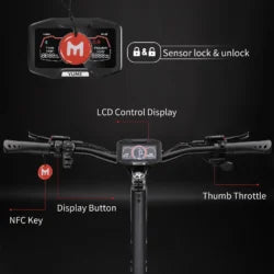 M YUME SCOOTER Hawk Dual Motor Electrics Scooters for Adults 2400W 43MPH 43Miles Long Rang E-Scooters