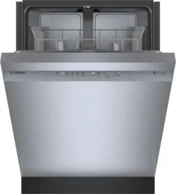 Bosch SHE41CM5N 300 Series 24″ Dishwashers 48 db – Recessed Handle, Stainless Steels