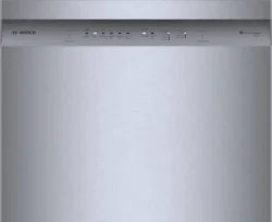 Bosch SHE41CM5N 300 Series 24″ Dishwashers 48 db – Recessed Handle, Stainless Steels