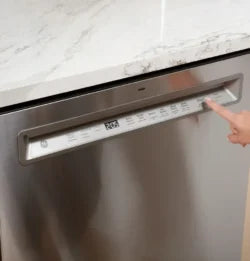 GE – 24″ Front Control Built-In Tub Dishwashers with 3rd Rack, Sanitize Cycle and 47 dBA – Stainless Steels