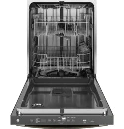 GE 24 in. Top Control Flush-Mount Dishwashers with 45 dBa Sound Level, 3rd-Rack & Dry Boost – Fingerprint Resistant Stainlesss