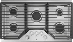 GE 36-Inch Built-in Gas Cooktops JGP5036SLSS