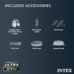 Intex Ultra XTR 14 ft. Round 42 in. Deep Soft Sided Above Ground Swimming Pools
