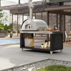 Fontana Forni Mangiafuoco Woods-Fired Pizza Ovens – Stainless – FTMF-S