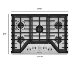 KitchenAid 30″ 5-Burner Gas Cooktops KCGS350ESS