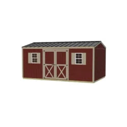 Best Barns Handmade Haven 10×12 Wood Shed Kit – Gable Roof, Eave Doosr (HHAVDE12)