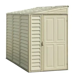 DuraMax Building Products 4-ft x 8-ft Sidemate Off-white Lean-to Vinyl Storage Sheds