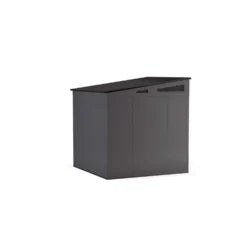 Suncast Modernist 7 ft. x 7 ft. Resin Vertical Pent Storage Shed with Floor Kits