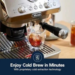 De’Longhi La Specialista Arte Evo Espresso Machine – Compact Cold Brew Coffee Maker with Grinder, Milk Steam Wand/Frother & Tamping Tools – Home Barista Kit for Lattes, Cappuccinos, Iced Coffees