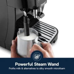 De’Longhi Magnifica Start Automatic Espresso Machine with Manual Milk Frother & Built in Grinder – 3 One-Touch Recipes, Easy-to-Clean, Home Barista Coffee Maker for Lattes, Cappuccino, Iced Coffees