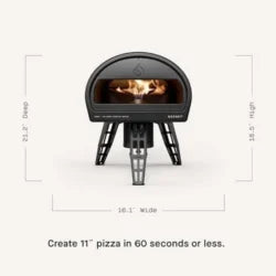 Gozney Roccbox Outdoor Pizza Ovens, Black, Portable, Gas & Wood Fired, Restaurant-Grades