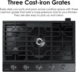 Samsung 36″ Gas Cooktops NA36N6555TS