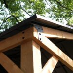 JOYSIDE 15 ft. x 13 ft. Solid Cedar Wood Outdoor Patio Hardtop Gazebo - Image 3