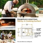 Fontana Forni Mangiafuoco Wood-Fired Pizza Oven – Anthracite – FTMF-A - Image 7