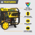 Champion 11,500/9,200-Watt Tri-Fuel Home Backup Portable Generator - Image 3