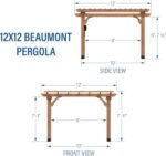 Backyard Discovery Beaumont Freestanding Pergola 2101579COM - Image 3