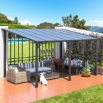 Aecojoy Aluminum Pergola with Canopy - Image 3