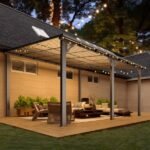 Aecojoy 14×12 ft Aluminum Pergola with Canopy - Image 2
