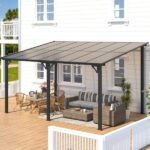 Aecojoy Aluminum Pergola with Canopy - Image 6