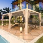 EROMMY 12’x24′ Outdoor Louvered Pergola Gazebo - Image 5
