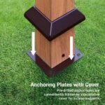 Florence Aluminum Pergola with Canopy Paragon Outdoor - Image 6