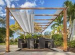 Florence Aluminum Pergola with Canopy Paragon Outdoor - Image 3