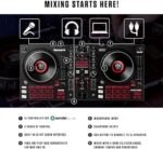 Numark Mixtrack Platinum FX Serato DJ Controller with Jog Wheel Displays, 4 Decks, Mixer, Effects Paddles and (Audio Interface) - Image 4