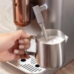 Café Affetto Automatic Espresso Machine + Milk Frother | Built-In & Adjustable Espresso Bean Grinder | One-Touch Brew in 90 Seconds | Steel Silver, 1.2 Liter, (C7CEBBS2RS3) - Image 6