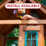 Swing-N-Slide Knightsbridge Deluxe Wooden Outdoor Swing Set - Image 2