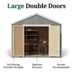 Little Cottage Co. Pre-Cut 12×12 Value Gable Shed Kit - Image 2