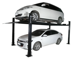 APlusLift HW-8S 8000LB 4-Post Portable Storage Service Car Lift / 3 Year Warranty