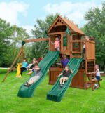 Swing-N-Slide Knightsbridge Deluxe Wooden Outdoor Swing Set