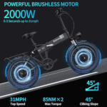 Ridstar H20Pro Folding Electric Bike - Image 2