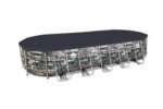 Coleman Power Steel 26’ x 12’ x 52” Oval Above Ground Pool Set - Image 6