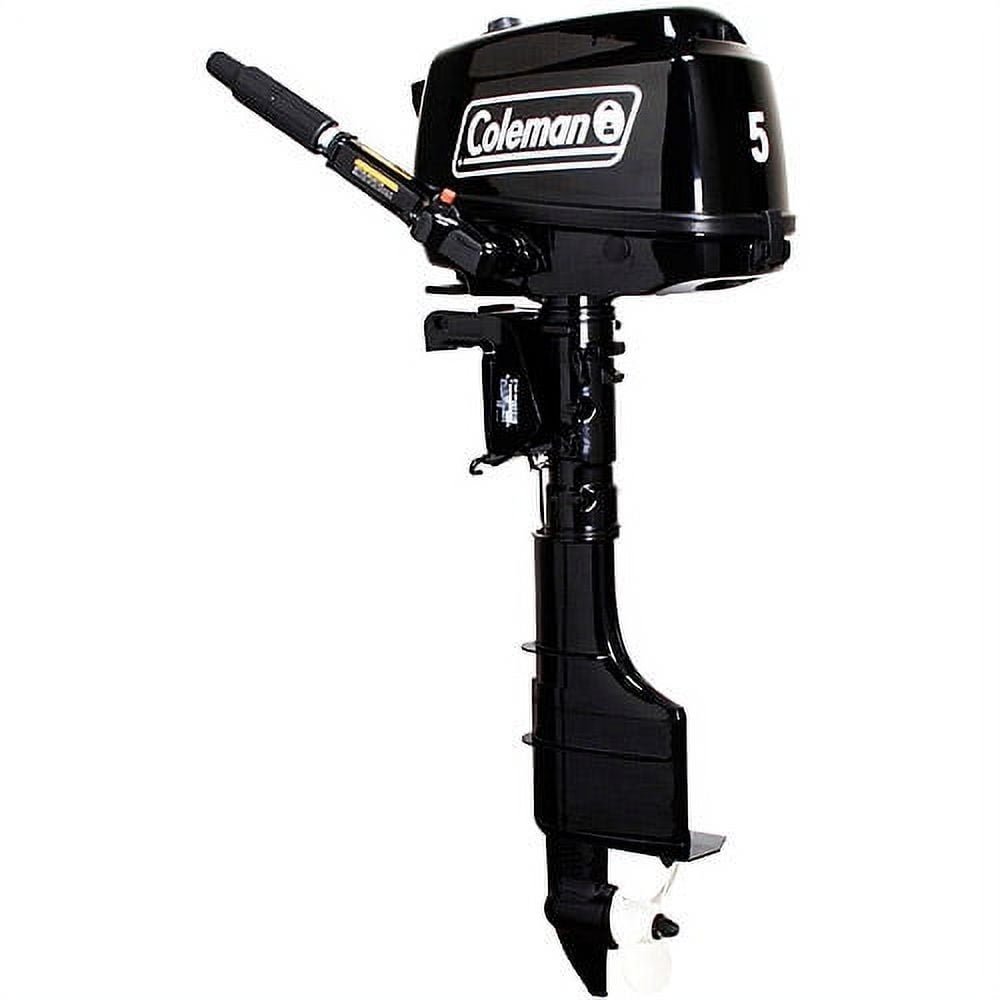 1018.jpg Coleman Powersports 5 HP 4 Stroke Outboard Boat Motor with Easy Pull Start F5BMS - Image 1