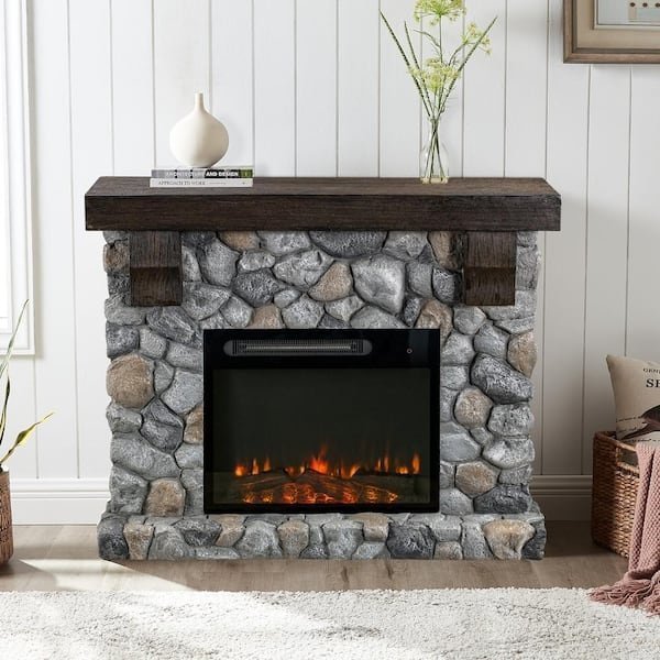 209-2-1.jpg Festivo 44 in. Freestanding Electric Fireplace - Image 1