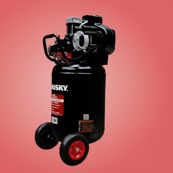 43e85973-9f1f-4c99-b662-460343da14cc.jpeg Husky 30 Gal. 175 PSI Oil Lubed Belt Drive Portable Vertical Electric Air Compressor - Image 1
