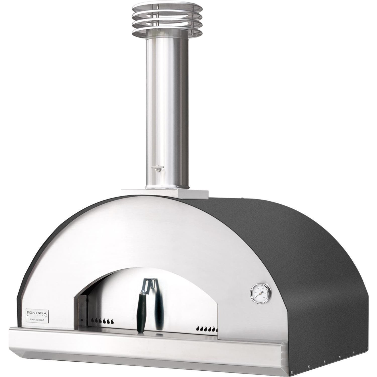 446213eecf3f176cb5b5cb80acf8e189-1.jpg Fontana Forni Mangiafuoco Wood-Fired Pizza Oven – Anthracite – FTMF-A - Image 1