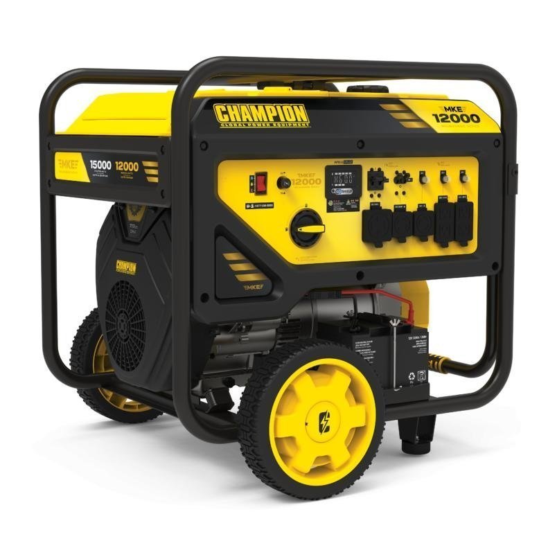 454.jpg Champion Power Equipment 12,000-Watt Electric Start Dual Fuel Home Backup Portable Generator with CO Shield - Image 1
