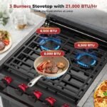 CAMPLUX 2-in-1 RV Propane Oven Stove - Image 3