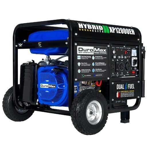 491fb98d-9d4b-47f1-b312-1128dbb8cfa8.jpeg DuroMax DS12000EH 12,000 Watt Dual Fuel Portable Generator - Image 1