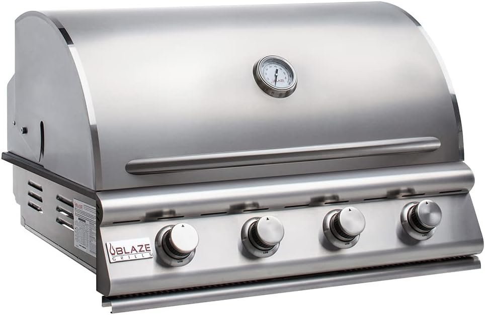 51Bz0IhpN9L._AC_SL1000_.jpg Blaze 32 In. 4 Burner Prelude LBM Gas Grill - Image 1