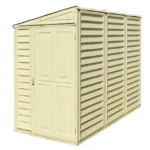 DuraMax Building Products 4-ft x 8-ft Sidemate Off-white Lean-to Vinyl Storage Shed - Image 6