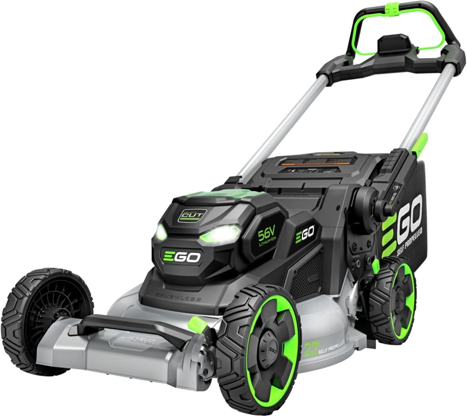 61ly6hiuaTL._AC_SL1500_.jpg EGO Power+ LM2200SP 22″ Aluminum Deck Select Cut Self-Propelled Lawn Mower - Image 1