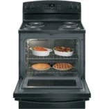 GE 30″ Freestanding Electric Range JB256DMBB - Image 4